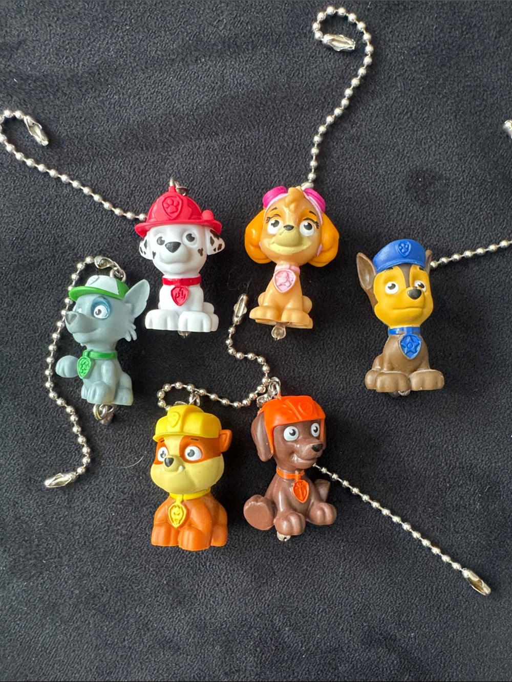 Paw Patrol Ceiling Fan/Light chain pulls (set of 6)